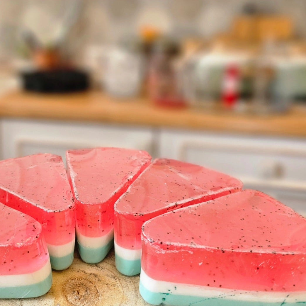 Handmade Watermelon Soap 90-100g