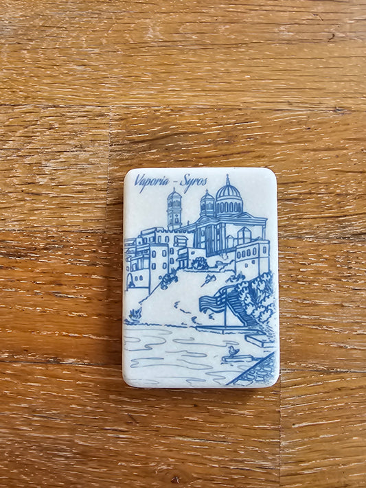 Μαγνητάκι μαρμάρινο Βαπόρια