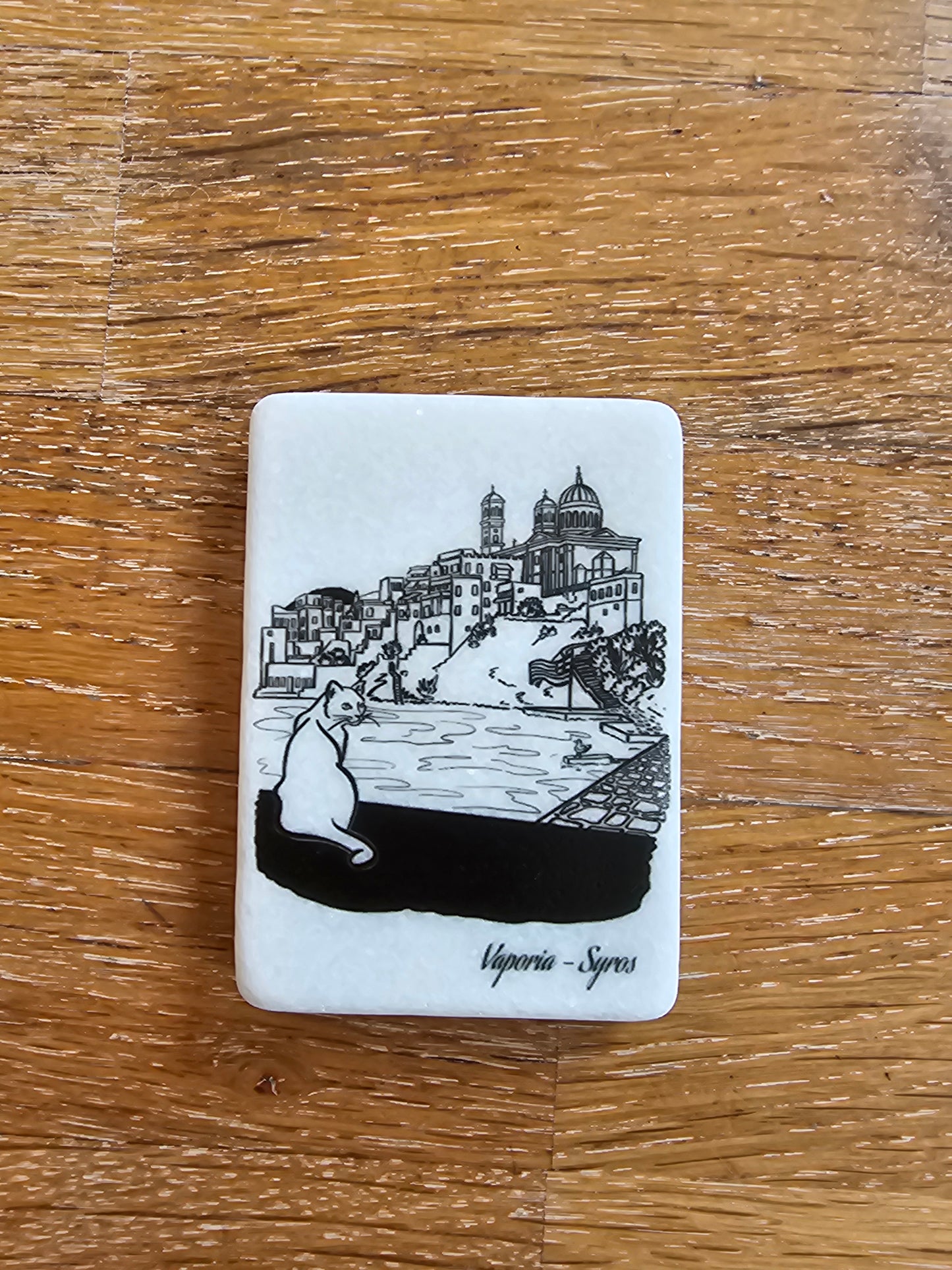 Μαγνητάκι μαρμάρινο Βαπόρια